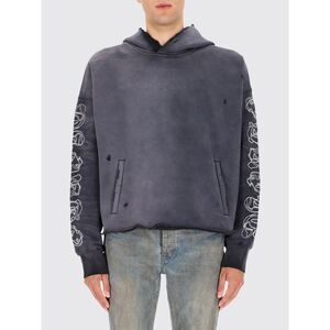 Purple Sweatshirt Men Black